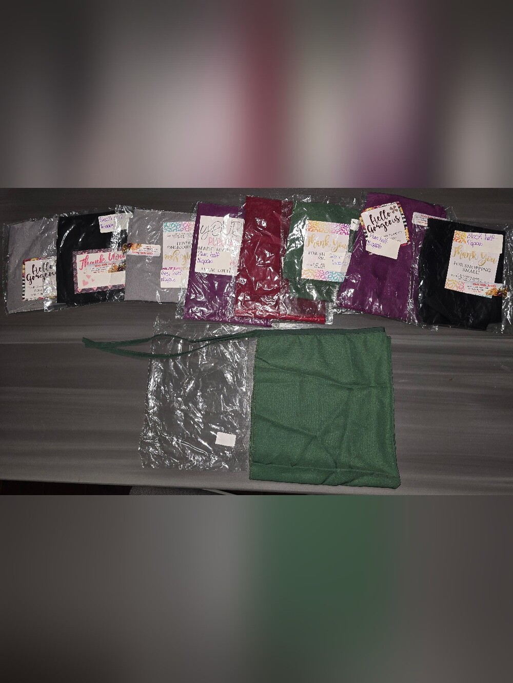 9 Solid Niqab Islamic Face Veils For Muslim Women Burqa All NWT Modest
